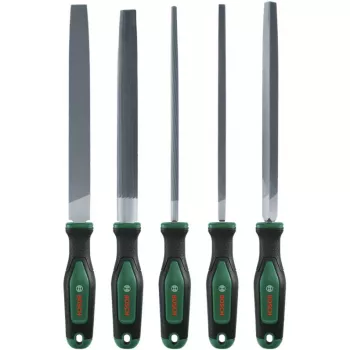 Bosch 5-teiliges Feilenset, 200 mm, Grün/Schwarz