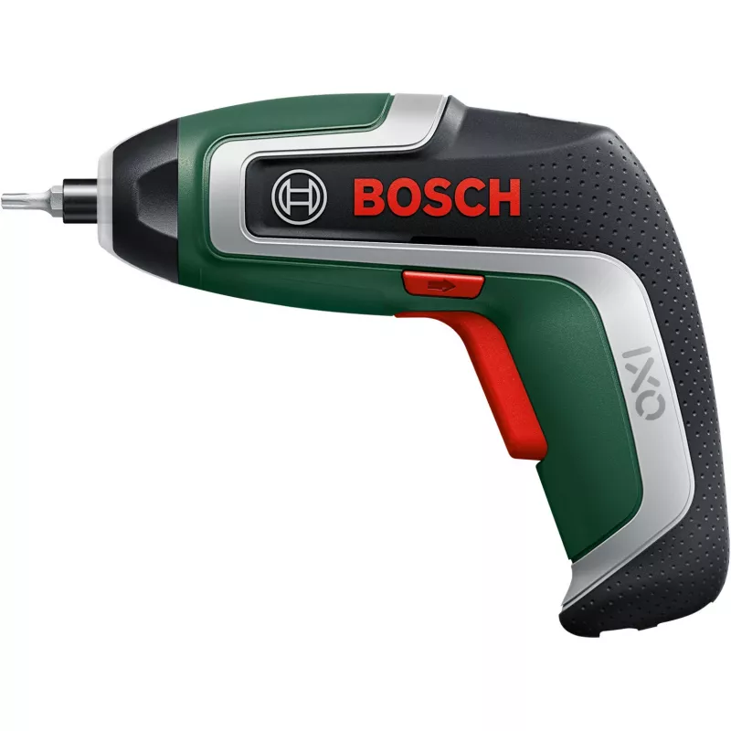BOSCH Powertools IXO 7 Anniversary Set 3,6V Akku-Schrauber (Grün/Schwarz, Li-Ion 2,0Ah, Bit-Set, Saatgutkugeln, Box)