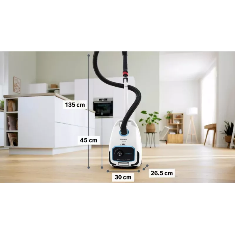 Bosch Serie 6 ProSilence BGB6SIL0L Bodenstaubsauger mit Beutel