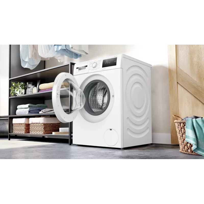 Bosch WAN2408LSN Freistehende Frontlader-Waschmaschine, 8 kg, 1200 U/min, Energieklasse C, Weiß