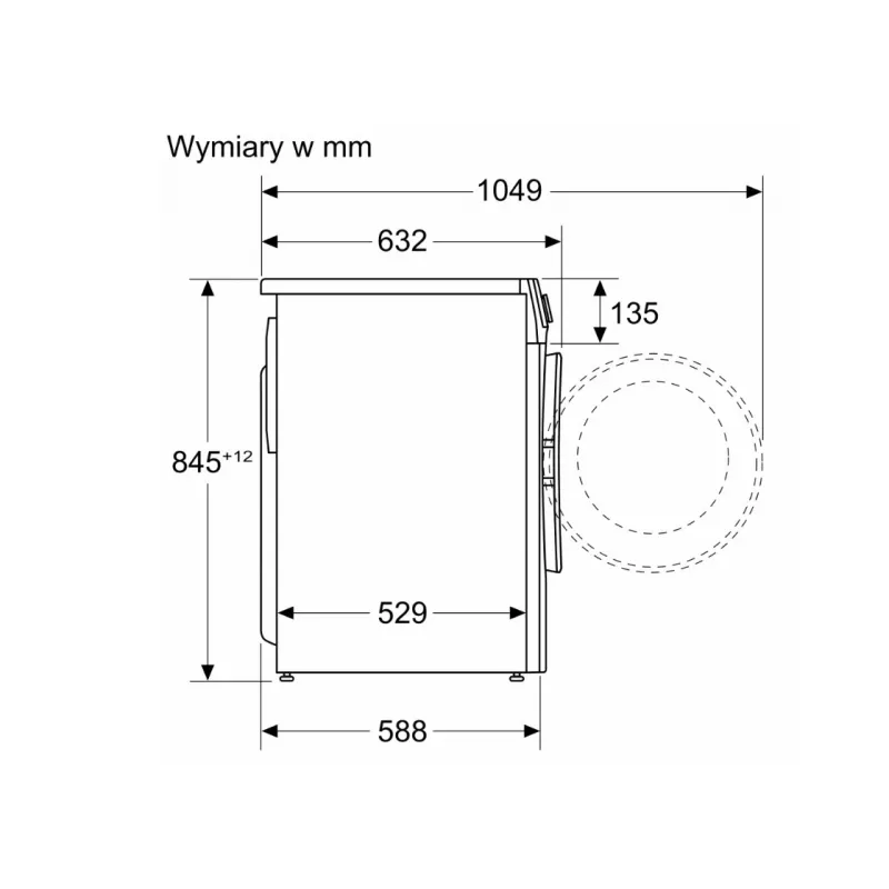 BOSCH WGG254ZGPL 9 kg Frontlader-Waschmaschine mit i-DOS und Home Connect