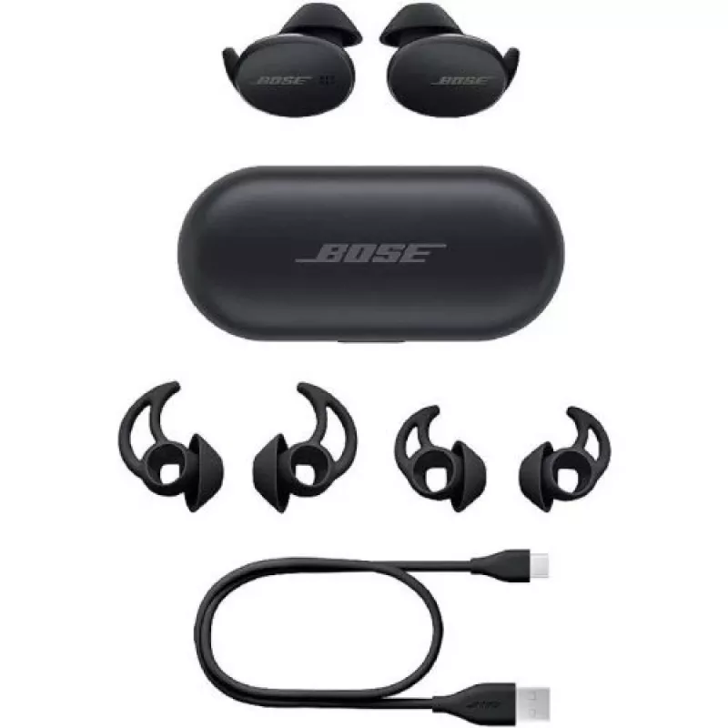 Bose Sport Earbuds True Wireless Bluetooth In-Ear Kopfhörer mit Mikrofon - Schwarz