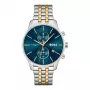 BOSS Herrenuhr 1513976 (42mm) – blaues Zifferblatt, braunes Lederarmband