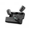 BOYA BOYAMIC 2-02 Drahtloses Mikrofonsystem 2,4GHz, KI-gestützte Geräuschunterdrückung, 2 Empfänger + 1 Sender (USB-C) Schwarz