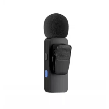 BOYA BY-V4 Drahtloses Mikrofonsystem 2,4GHz mit 4 Sendern und 1 Empfänger (3,5mm Anschluss) Schwarz