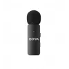 BOYA BY-V4 Drahtloses Mikrofonsystem 2,4GHz mit 4 Sendern und 1 Empfänger (3,5mm Anschluss) Schwarz