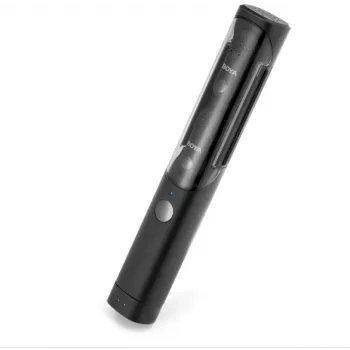 BOYA Magic-02 schnurloses Mikrofon-Headset 2,4GHz USB-C/Lightning/3,5mm Schwarz