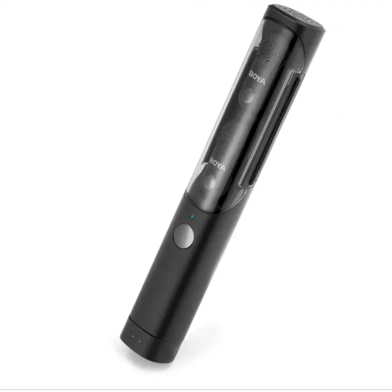 BOYA Magic-02 schnurloses Mikrofon-Headset 2,4GHz USB-C/Lightning/3,5mm Schwarz
