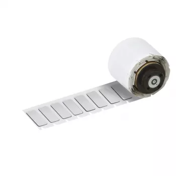 BRADY M710 Etikettendrucker Etiketten - M7-1-7593-SL - 31,75x25,4mm Weiß Polyester Rolle
