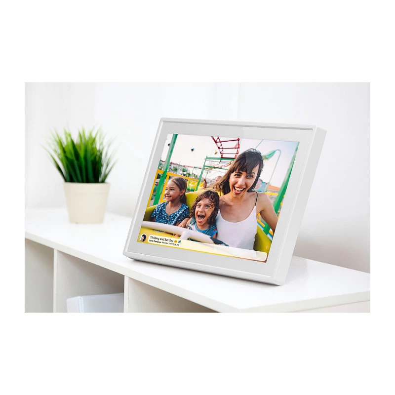 Braun DigiFrame 1019 WiFi 25,7 cm (10,1 inch) Digitaler Bilderrahmen Weiß