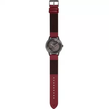Breil Herrenuhr TW1737 35mm Edelstahl Quarz Analog Schwarzes Zifferblatt Silbernes Armband
