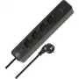 Brennenstuhl Ecolor Steckdosenleiste 4-fach mit 2x USB-C, 1x USB-A, 1,5m Kabel, Sicherheitsschalter, Schwarz/Anthrazit