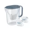Brita Style Essential+ Wasserfilterkrug mit 2 MaxtraPro PP Kartuschen (2,4 l, Dunkelblau)