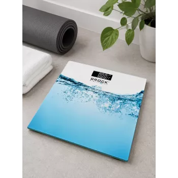 Brock BS 005 Badezimmerwaage, 2x AAA-Batterien enthalten