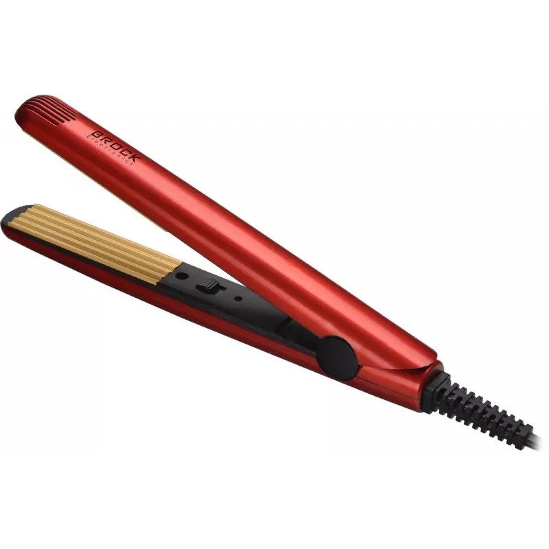 Brock HC 2002 RD Mini-Haarcrimper 39 W, Rot