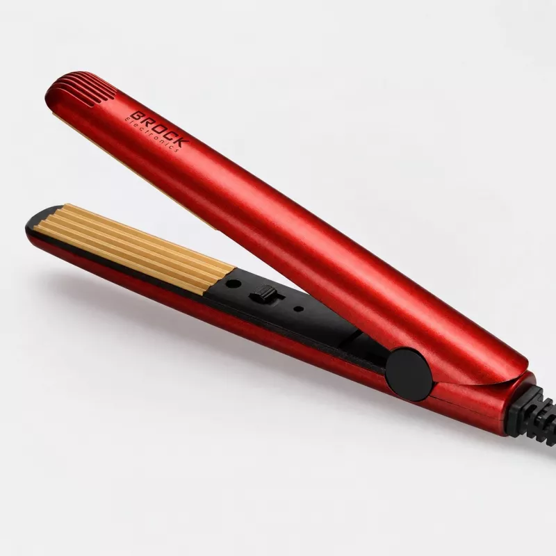 Brock HC 2002 RD Mini-Haarcrimper 39 W, Rot