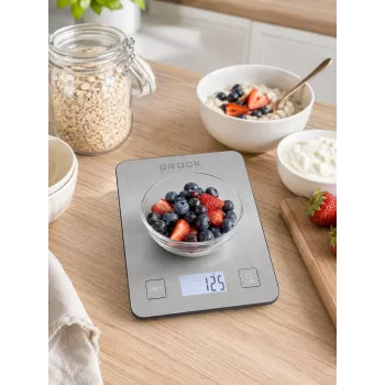 Brock SKS 1009 digitale Küchenwaage mit LED-Anzeige