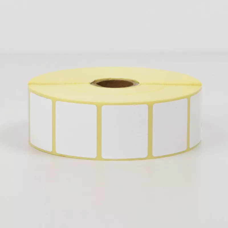 Brother BDH1J030035120 Thermodirekt-Etiketten, 35 x 30 mm, Schachtel mit 12 Rollen