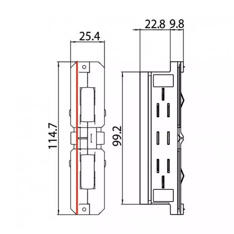 Brumberg 87114080 Elektrischer Verbinder Schwarz