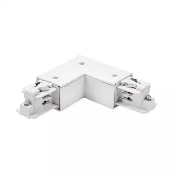 Brumberg 87127070 90° Eckverbinder für ONETRACK DALI 3-Phasen-Schienensystem, Weiß
