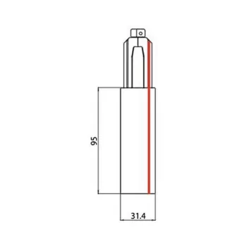Brumberg 87166080 DALI-Einspeisung für ONETRAC 3-Phasen-Schiene, rechtsseitiger Schutzleiter, schwarz