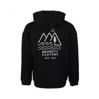 BRUNOTTI Benito Herren-Pullover mit Rundhalsausschnitt - Größe S, Schwarz