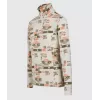 Brunotti Misma-Print Damen-Fleecejacke - Größe S - Arctic Desert Flower