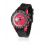 BULTACO MAN H1PR43C-CR1 43mm Herren Quarz-Chronograph Uhr Schwarzes Zifferblatt Lederarmband