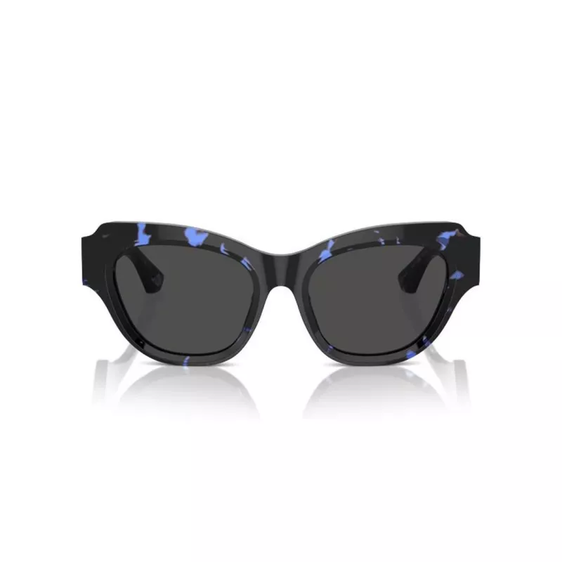 Burberry BE4423-411187 Damen-Sonnenbrille, Transparent Grauer Rahmen, Graue Verlaufsgläser, 52 mm