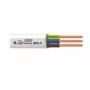 BVV-P Flachinstallationskabel 3x1,0 mm² Weiß 100m