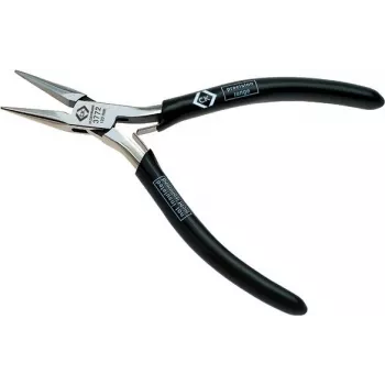 C.K Tools T3772 Spitzzange gerade Backen 120 mm spiegelpoliert Box Joint Präzisionsschneiden