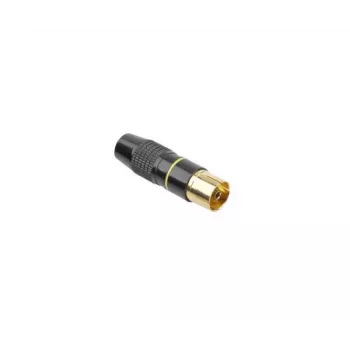 CABLETECH Metall TV-Antennendose Schwarz