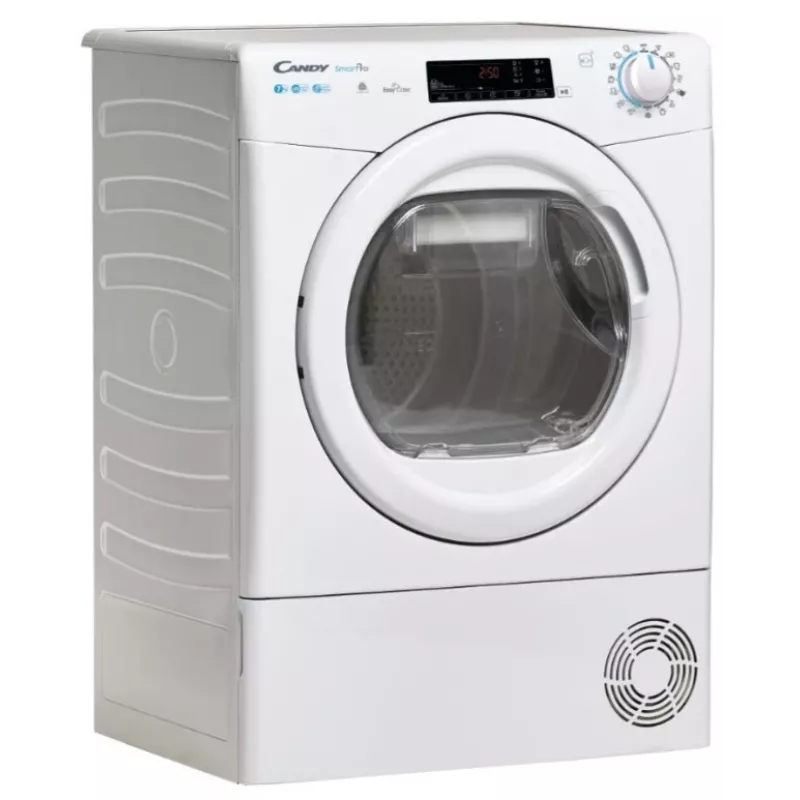 Candy CSOE H7A2TE-S Freistehender Wärmepumpentrockner, 7 kg, A++, Wi-Fi, Weiß