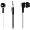CANYON EPM-01 In-Ear Kabelgebundenes Headset mit Mikrofon, 1,2 m Kabel, Schwarz