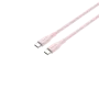 CANYON USB-C-auf-USB-C-Kabel 60W 1m Silikon Pink Sand