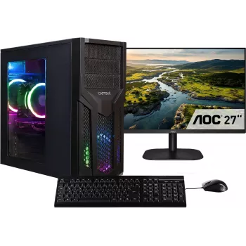 CAPTIVA Power Starter R80-008 TFT Bundle, AMD Ryzen 5, 32GB DDR4, 1TB SSD