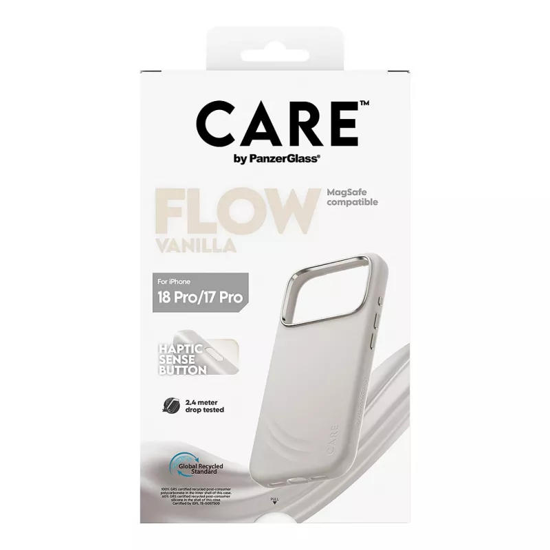 CARE by PanzerGlass Flow Case Vanilla mit MagSafe für iPhone 17 Pro