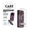 CARE by PanzerGlass Kickstand Hülle Transparent mit Weißem MagSafe für iPhone 17 Pro Max