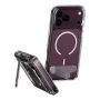 CARE by PanzerGlass Kickstand Hülle Transparent mit Weißem MagSafe für iPhone 17 Pro Max