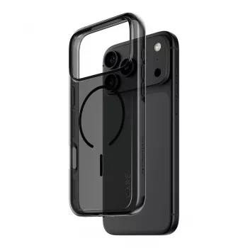 CARE by PanzerGlass Smokey Hülle mit Schwarz MagSafe für iPhone 17 Pro Max