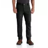 Carhartt Rigby Straight Fit Hose Schwarz 32x30 - Stretch-Canvas Arbeitshose