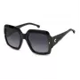 CARRERA Damen Sonnenbrille CARRERA3004S8 - Schwarzer Rahmen, Graue Verlaufsgläser, 54/21/140 mm