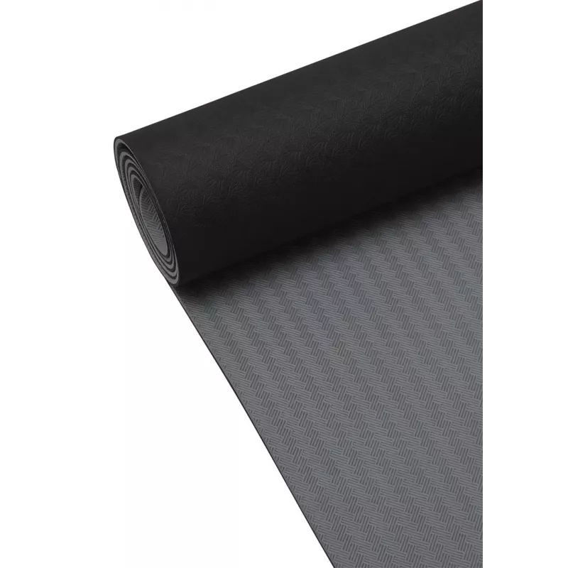 Casall 533019021 Yogamatte aus Naturkautschuk Schwarz 183x61x0,4 cm
