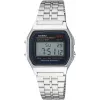 CASIO A-159WA-N1 Unisex Digital-Quarzuhr, 33 mm, Silber/Grau
