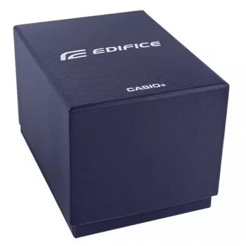 CASIO Edifice EFR-574D-2AVUEF Herren Analog Quarzuhr, 42,3 mm, blaues Zifferblatt, Edelstahlarmband