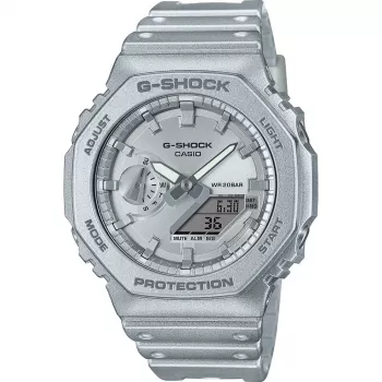 CASIO G-SHOCK GA-2100FF-8AER Analog-Digital Quarzuhr 45,4 mm Transparent Grau