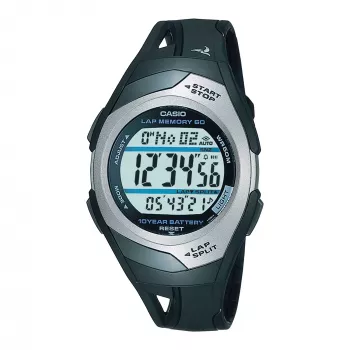 CASIO STR-300C-1VEF Unisex Digital Watch 35,2mm Resin Black