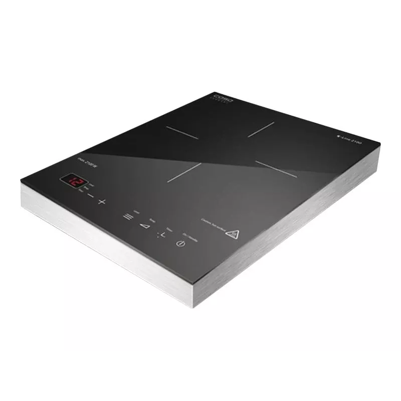 CASO 02225 Freistehendes Tischkochfeld Induktion Einzelzone Sensor-Touch Aluminium