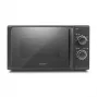 CASO M20 EASY 03309 Solo-Mikrowelle, 20 L, 700 W, 35-Minuten-Timer, Schwarz/Grau
