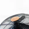 Cecotec EnergySilence 600 WoodDesk Tischventilator, Tischventilator, 40 W, Durchmesser 30 cm, 3 Geschwindigkeiten, Oszillation, Beige/Schwarz